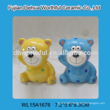 Excellent bear shaped ceramic piggy bank for kids